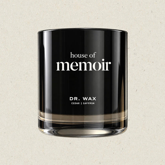 Dr. Wax scented candle by Memoir Fragrances.